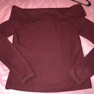 Off the shoulder sweater